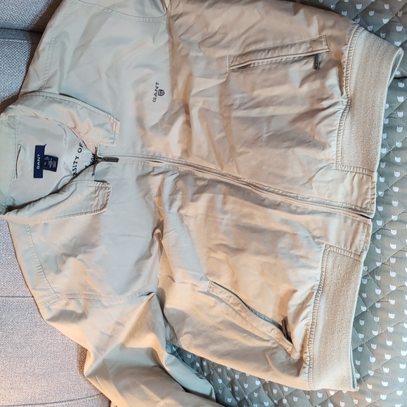 The Gant Classic Men's XL Beige Harrington Preppy College Jacket . - Picture 13 of 16